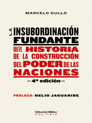 cover image of La insubordinación fundante